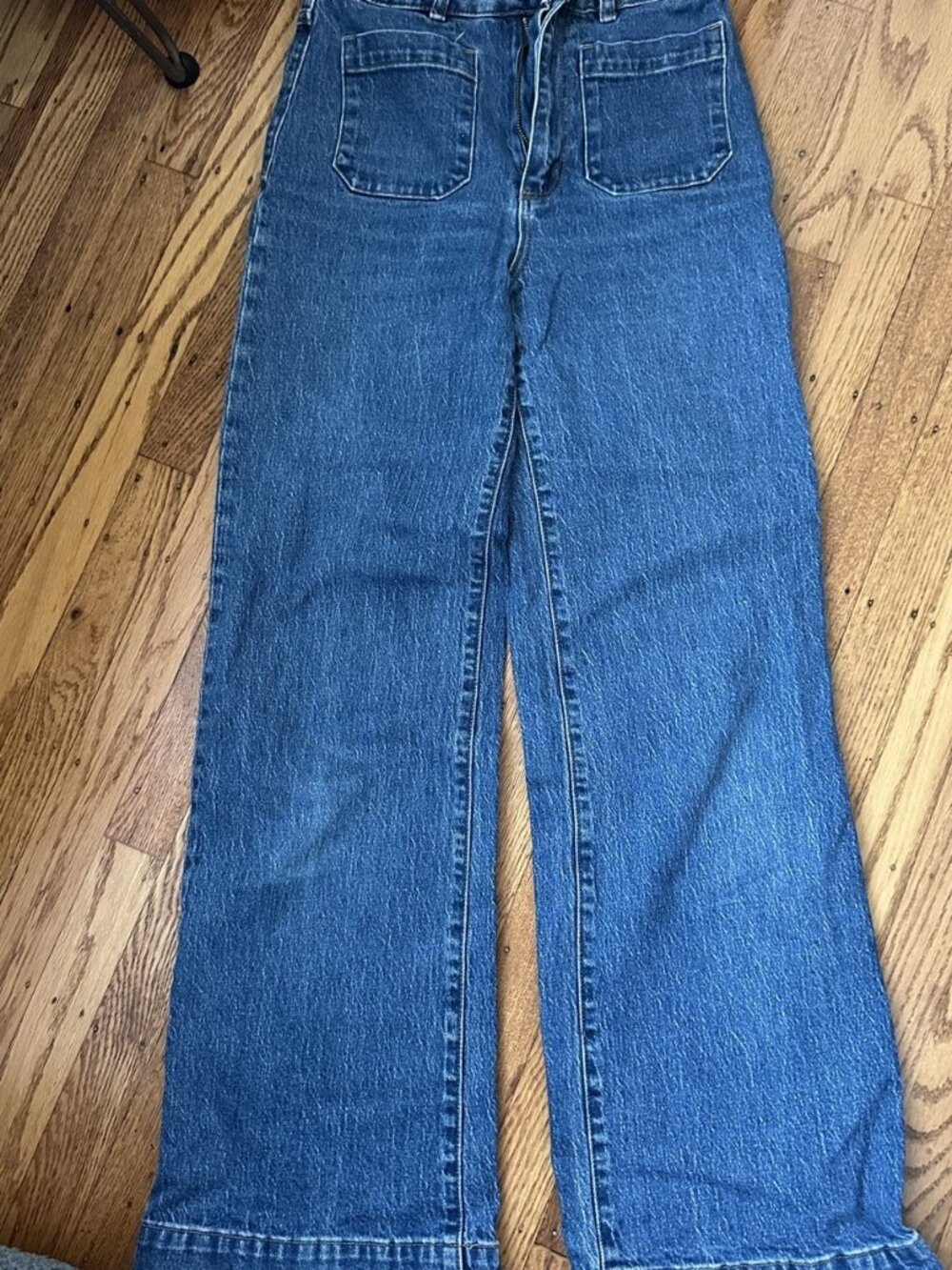 Rolla's Sailor High Rise Wide Leg Jeans, Size 27